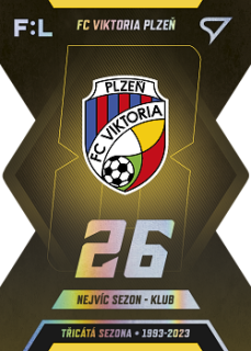 FC Viktoria Plzen Viktoria Plzen SportZoo FORTUNA:LIGA 2022/23 2. serie Tricata Sezona F:L #TS-08